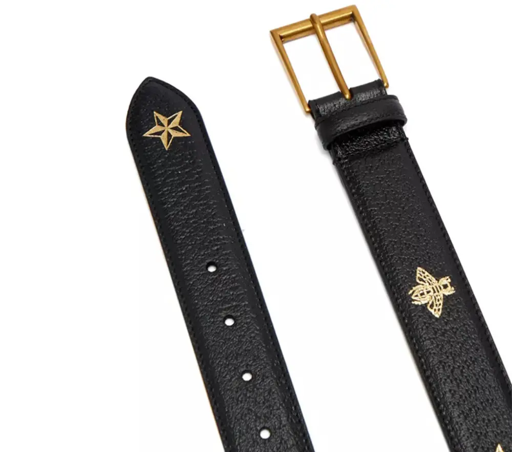 Thắt Lưng Gucci BEE STAR Men’s Belt 495125-DJ2KT-8474 - Ảnh 3