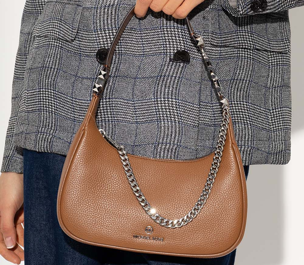Túi Michael Kors Piper Small Shoulder Bag 'Brown' 32R3SP1C1L-230 - Ảnh 2
