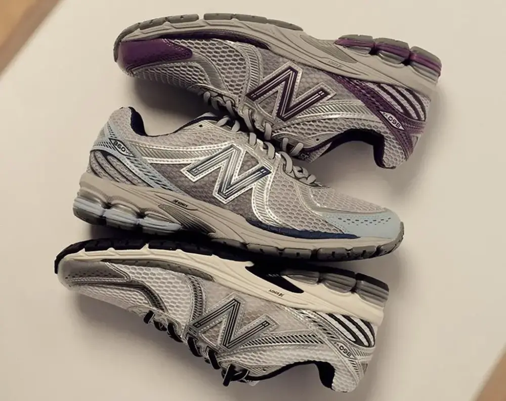 Alternative view of Giày New Balance 860v2 'Milky Way Pack Optic White' ML860GB2