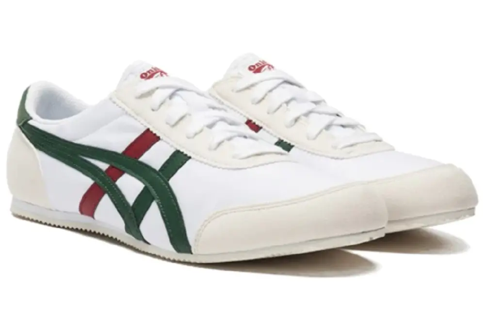 Giày Onitsuka Tiger Track Trainer White Green D318N-100 - Ảnh 3