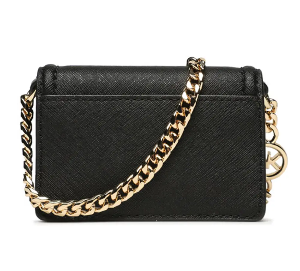 Túi Michalel Kors Micro Card Holder 'Black' 32S3GJ6C0L-BLACK - Ảnh 3