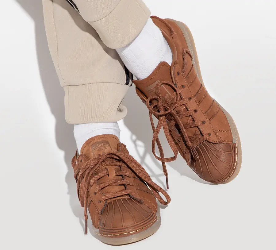 Giày Adidas Originals Superstar 82 'Brown' ID2148 - Ảnh 4