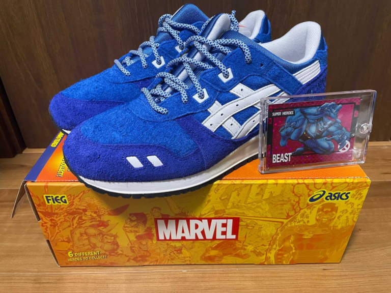 Giày Asics Gel-Lyte 3 ‘Kith Marvel X-Men Beast’ 1201A958-400 - Ảnh 4