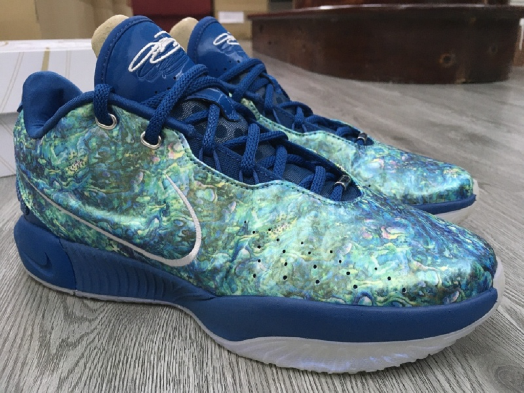 Giày Nike LeBron 21 Abalone Dragon Pearl FN0708-400 - Ảnh 4