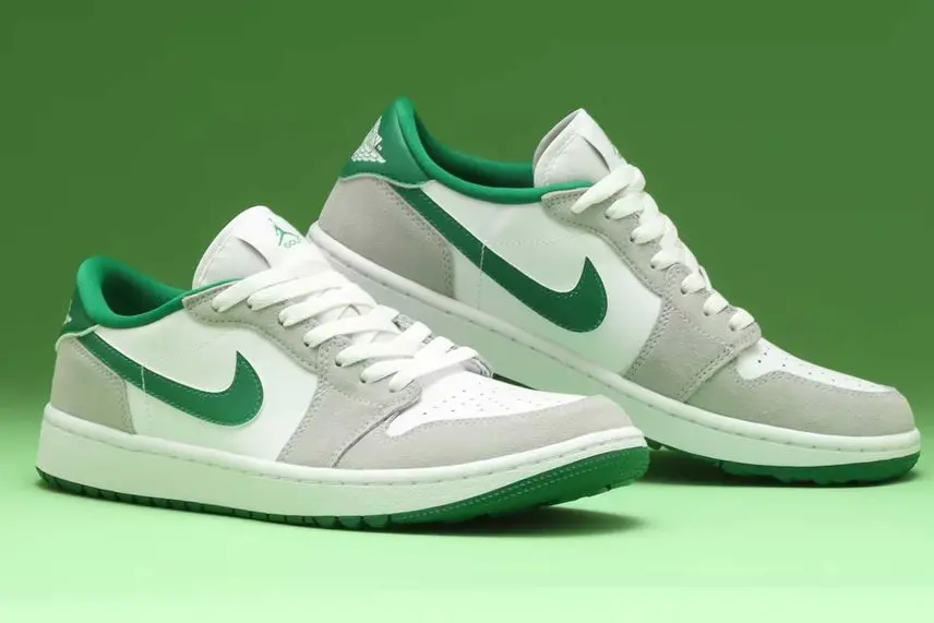Giày Nike Air Jordan 1 Retro Low 'Golf Pine Green' DD9315-112 - Ảnh 5