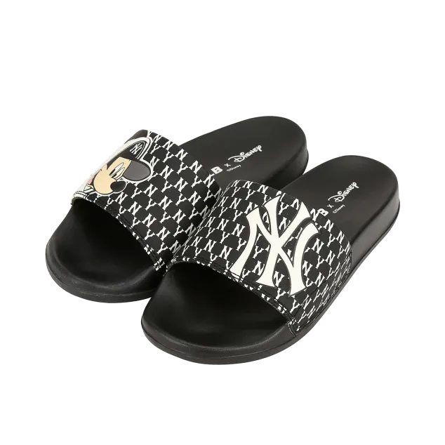 Dép MLB Slide X Disney Yankee Black 32SHHK011-50L - Ảnh 2