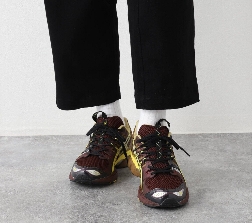 Giày Asics UB3-S GEL-Nimbus 9 Rum 'Raisin/Green' 1201A442-600 - Ảnh 5