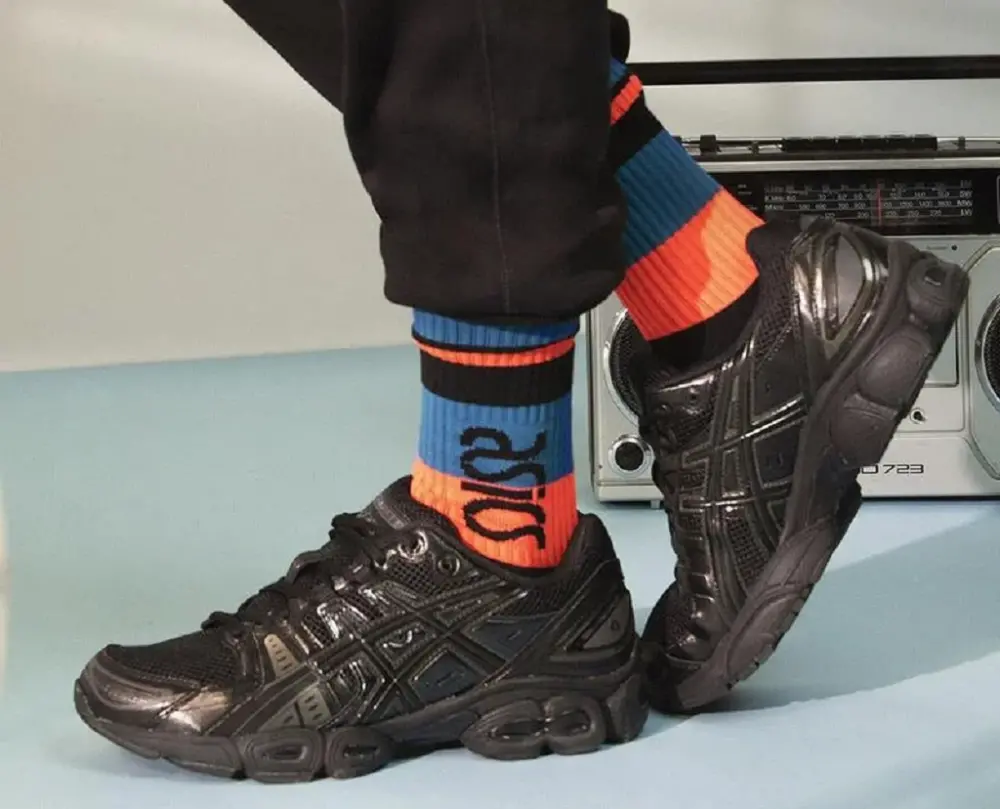 Alternative view of Giày Asics Gel-1130 Black Graphite Grey 1201A256-002