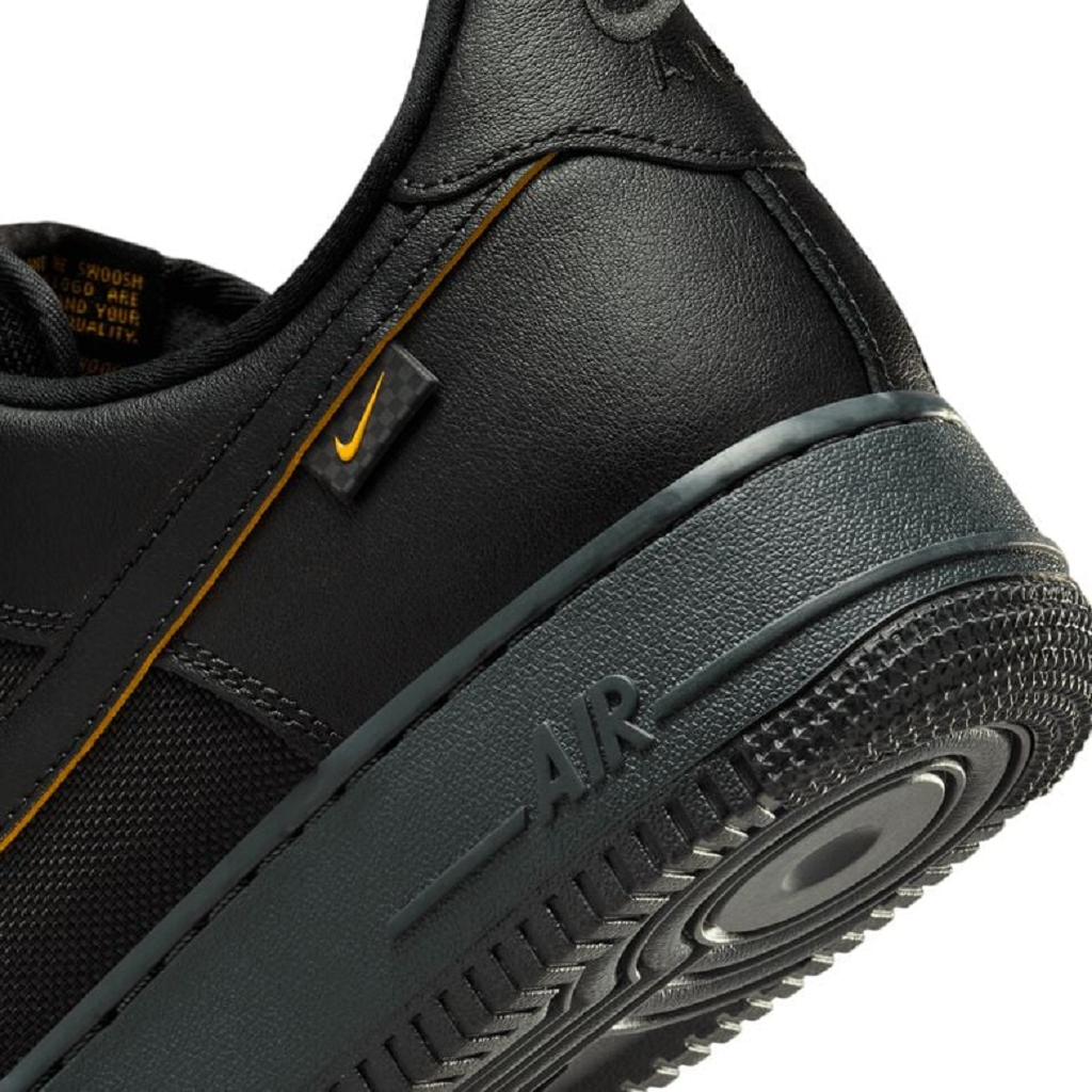 Giày Nike Air Force 1 '07 "Black & University Gold" FZ4617-001 - Ảnh 2
