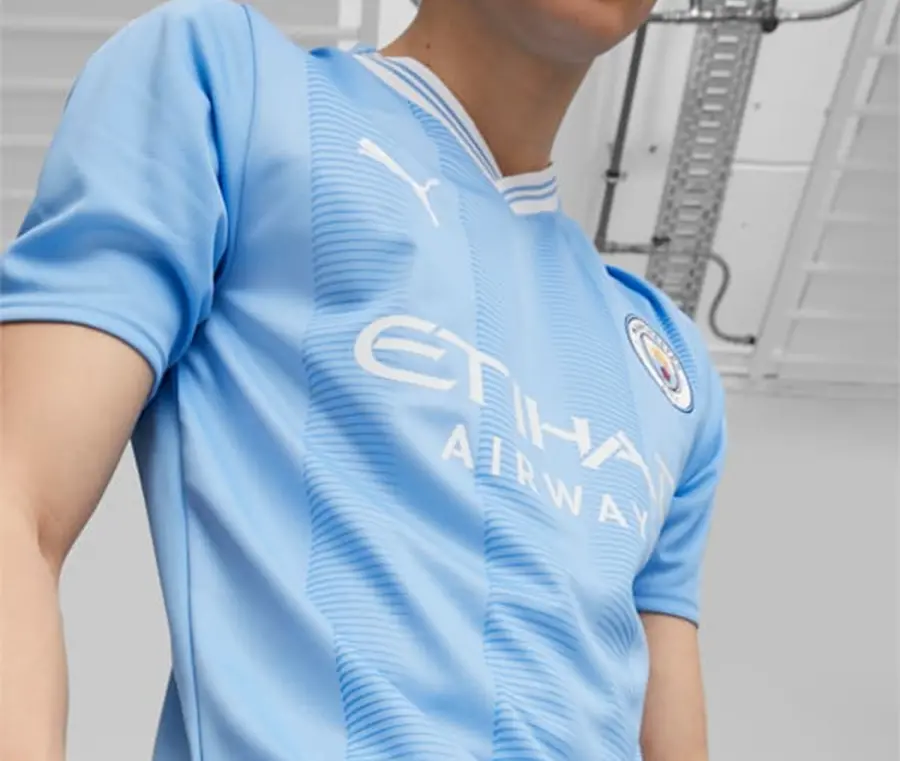 Áo Puma Manchester City 23/24 Home Replica Jersey 'Light Blue' 770438-01 - Ảnh 3