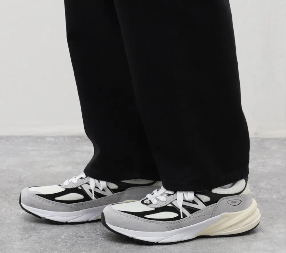 Alternative view of Giày New Balance Teddy Santis x 990v6 Made in USA 'Grey Black' U990TG6