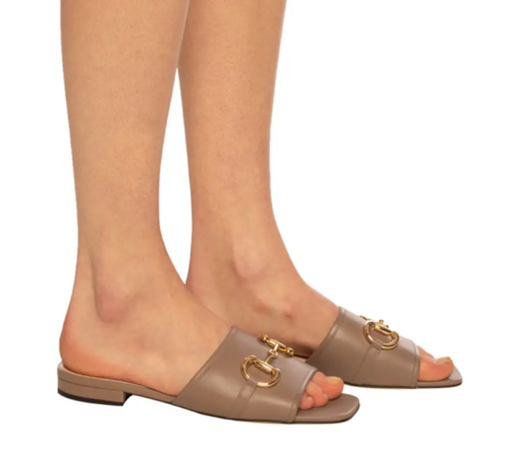 Alternative view of Dép Gucci Horsebit Leather Slide ‘Beige’ 623111-1RH00-2606