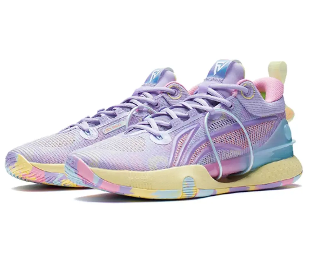 Giày Li-Ning Speed 8 Premium 'Purple Light Yellow' ABAS015-3 - Ảnh 3