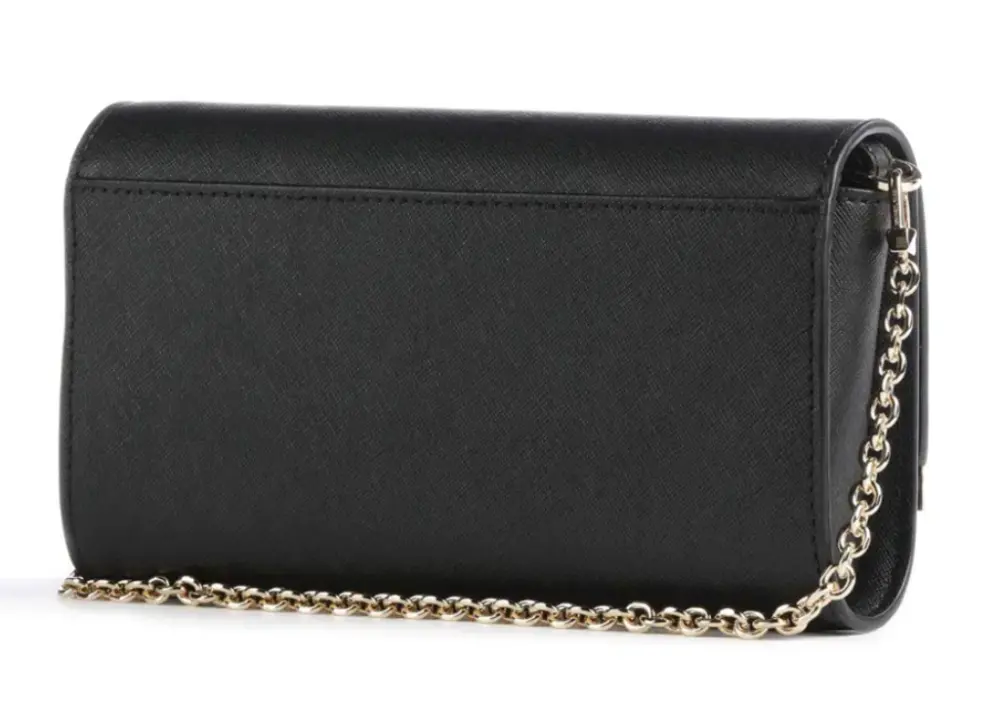 Túi Michael Kros Mona Large Saffiano Leather Clutch 'Black' 30H3G8OC3L-BLACK - Ảnh 3