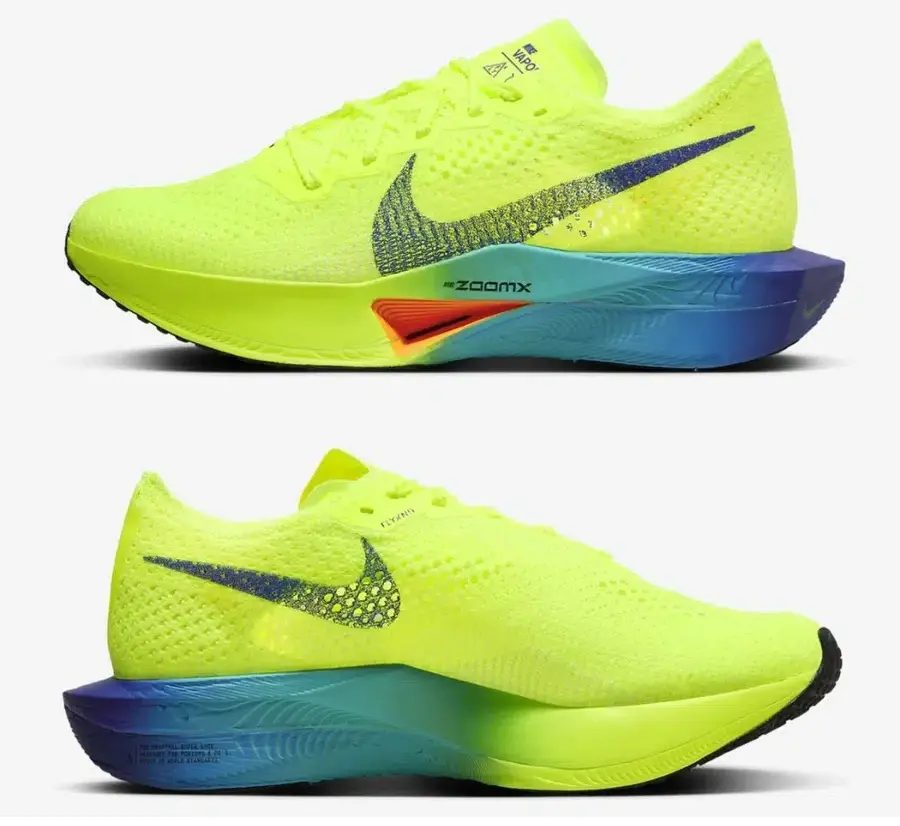 Alternative view of Giày Nike ZoomX Vaporfly 3 "Volt/Scream Green" DV4130-700
