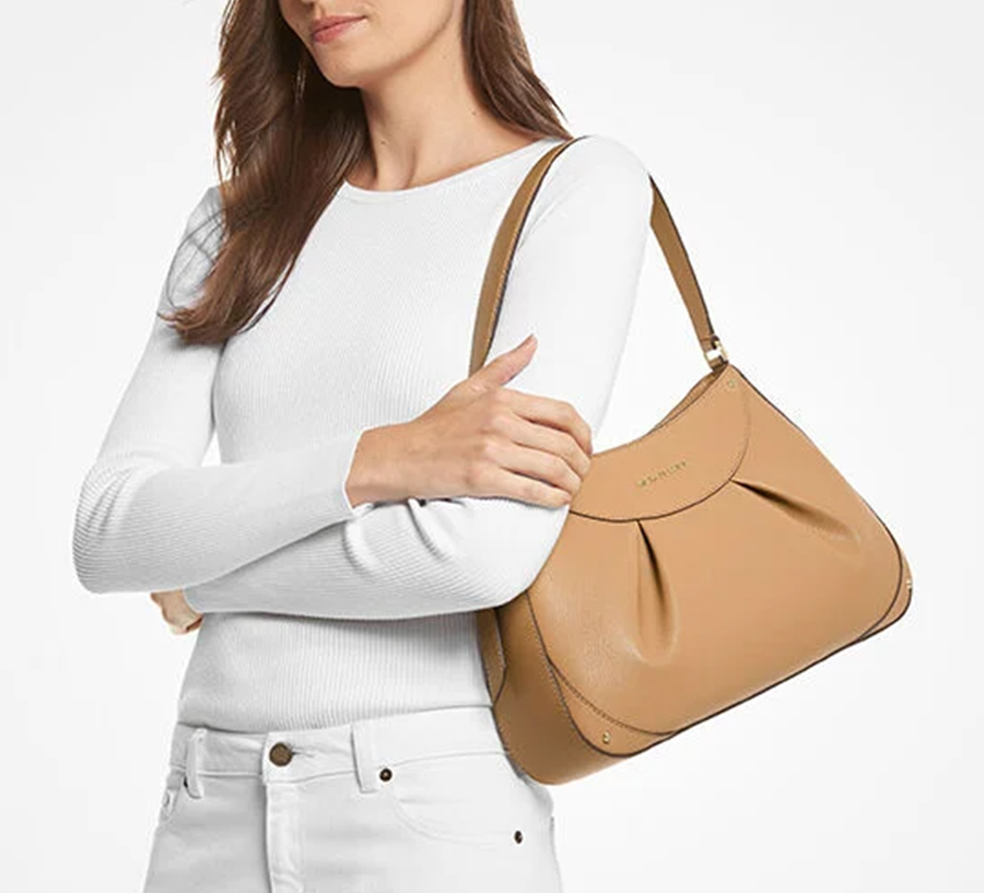 Túi Michael Kros Enzo Medium Camel Shoulder Bag 'Camel' 30F3G6EL6L - Ảnh 3