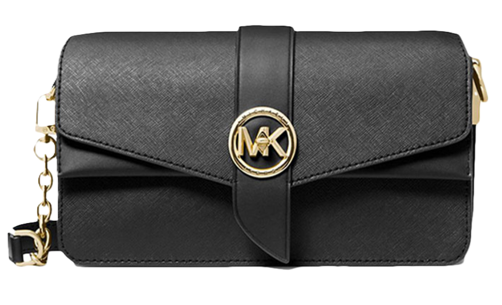 Túi Michael Kors Greenwich Medium Saffiano Leather 'Black' 30H1GGRL2L-001