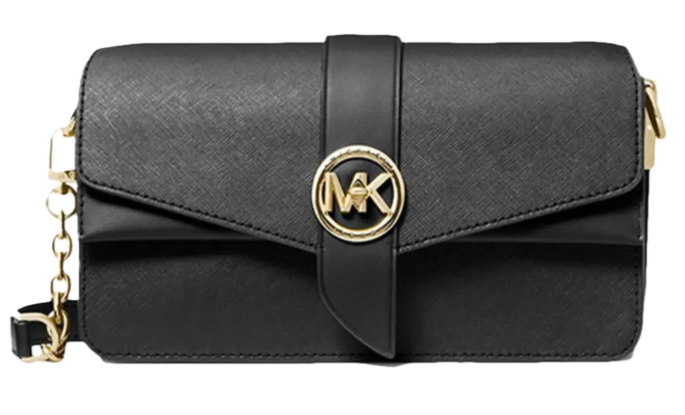 Túi Michael Kors Greenwich Medium Saffiano Leather 'Black' 30H1GGRL2L-001