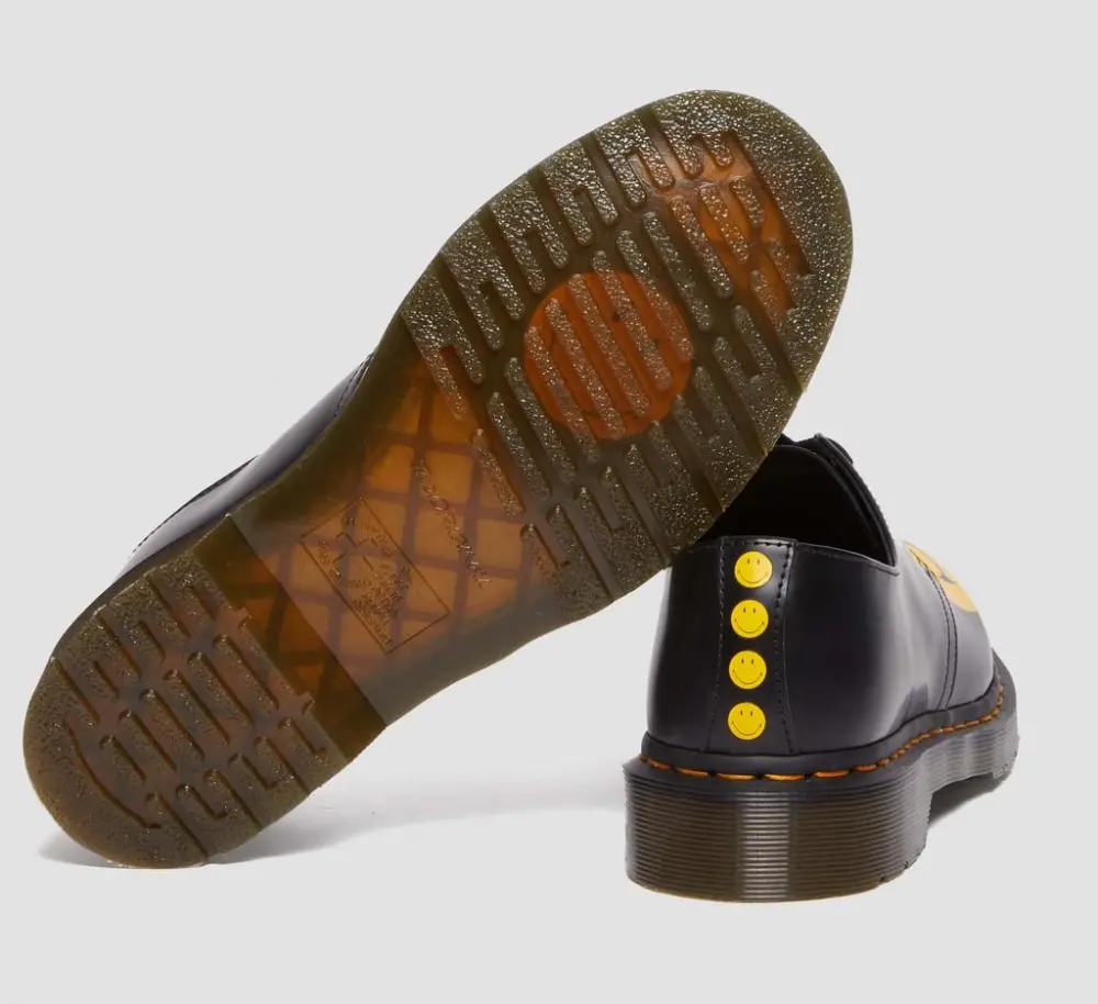 Giày Dr. Martens 1461 Leather Oxford ‘Black Yellow’ 31390005 - Ảnh 3