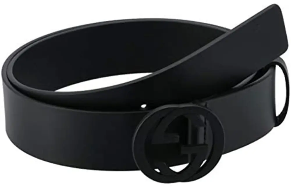 Thắt Lưng GUCCI Men’s SELLERIA Leather Belt NERO 368186-BGH0V-1000