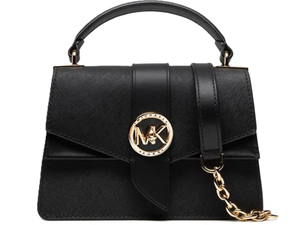 Túi Michael Kors Greenwich Extra-Small Saffiano Leather Satchel 'Black' 32S2GGRC1L-001