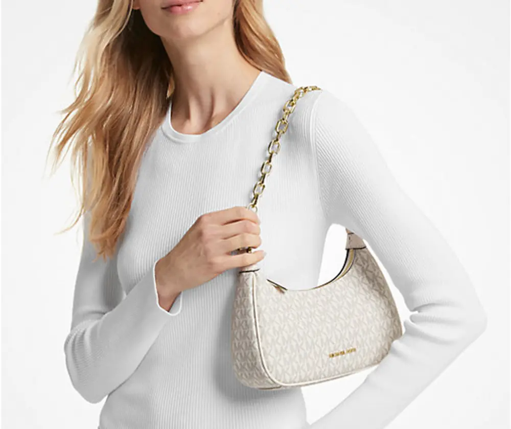 Alternative view of Túi Michael Kors Cora Medium Signature Logo Shoulder Bag 'Cream' 35S2G4CU1B-LT CRM MULTI