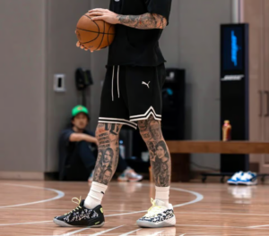 Alternative view of Giày Puma All-Pro NITRO Chris Brickley 'Bright Aqua-Lime Squeeze' 379652-01