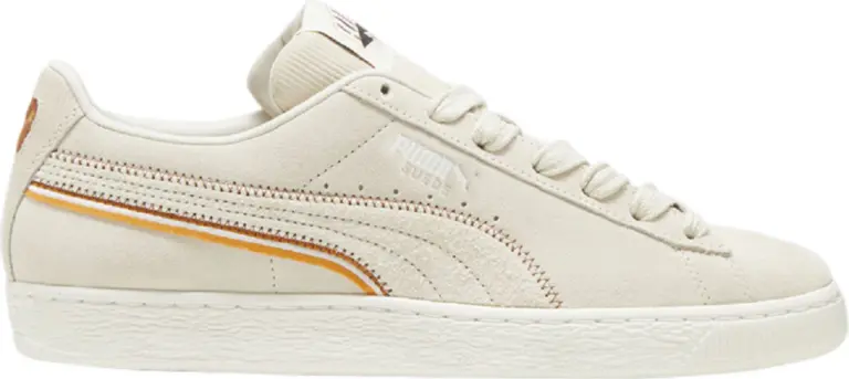 Giày Puma Suede For The Fanbase Alpine Snow Warm White Men Unisex Casual 397266-01