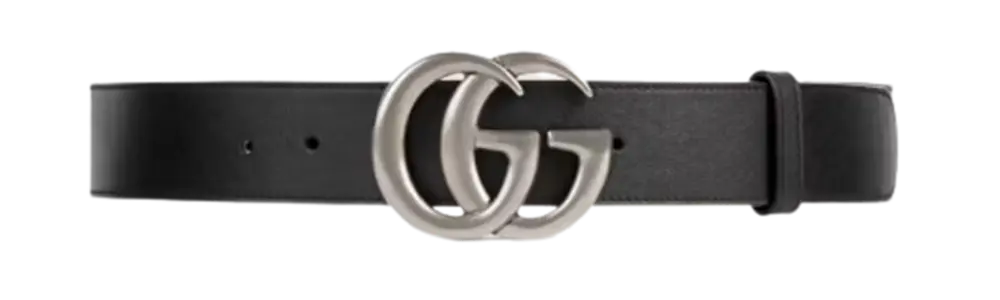 Thắt Lưng Gucci 19SS Men’s GG Buckle Leather Belt Black 397660-AP00N-1000