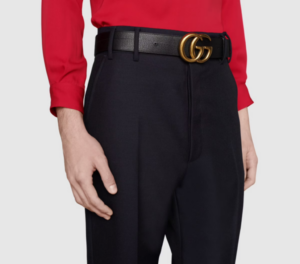 Alternative view of Thắt Lưng Gucci Double G Buckle Leather Belt 397660-AP00T-100