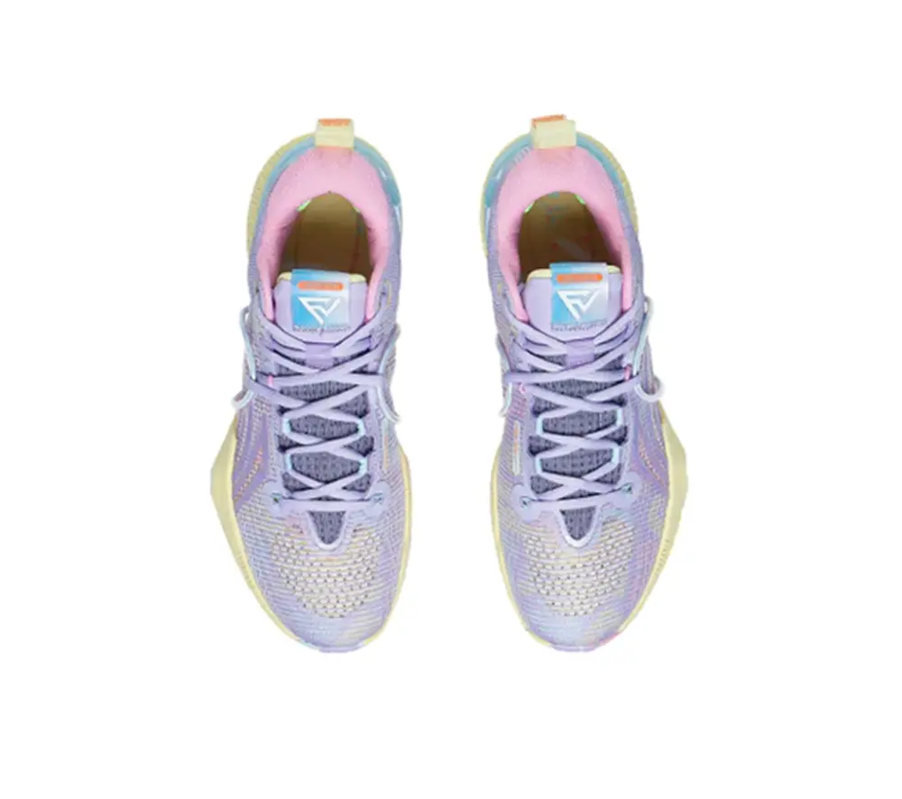 Alternative view of Giày Li-Ning Speed 8 Premium 'Purple Light Yellow' ABAS015-3