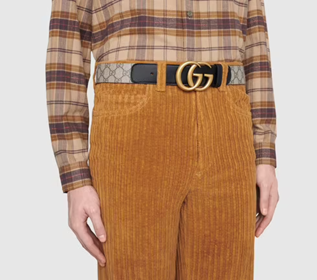 Thắt Lưng Gucci Double G Buckle GG Belt 400593-92TLT-9769 - Ảnh 3