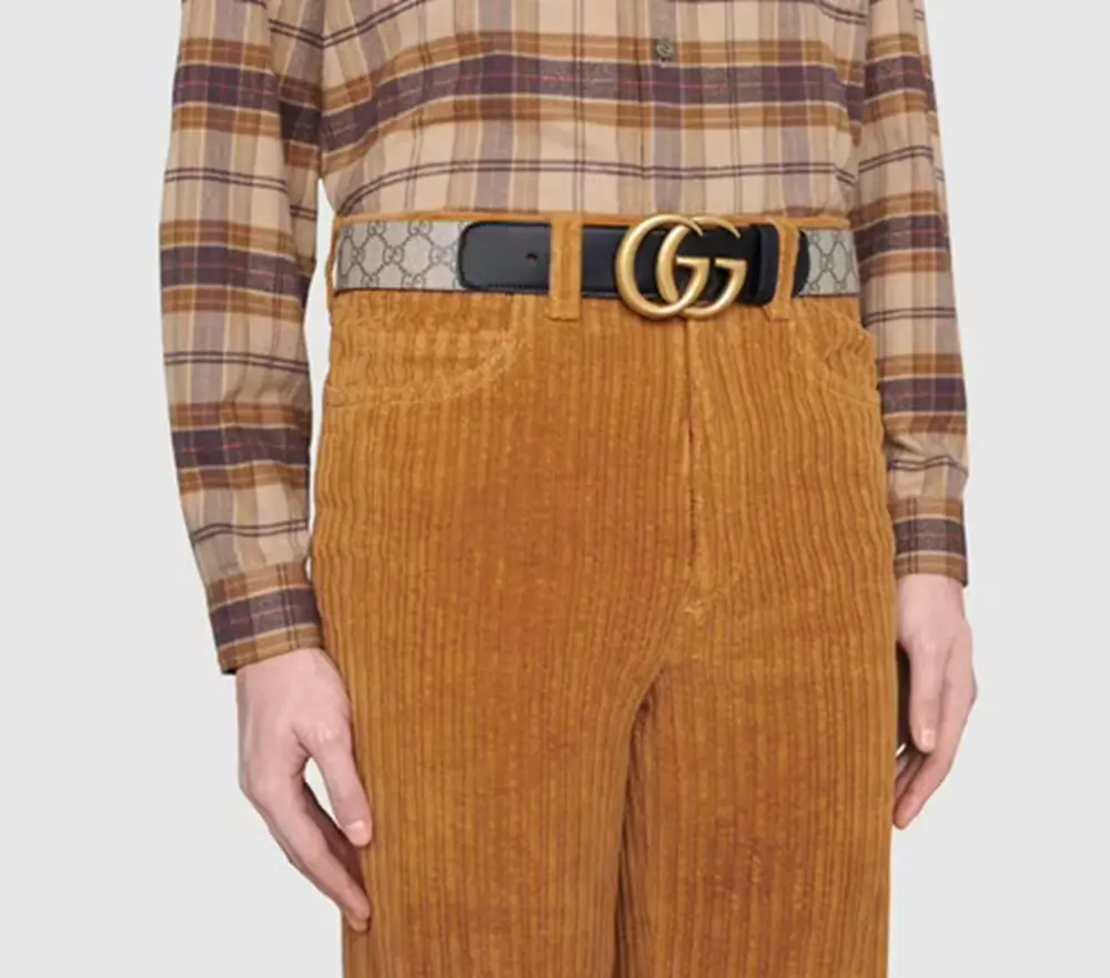 Thắt Lưng Gucci Double G Buckle GG Belt 400593-92TLT-9769 - Ảnh 3