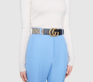 Alternative view of Thắt Lưng Gucci Double G Buckle GG Belt 400593-92TLT-9769