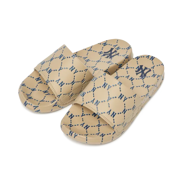 Dép MLB Mound Dia Monogram New York Yankees 3ALPAD123-50BGS - Ảnh 2