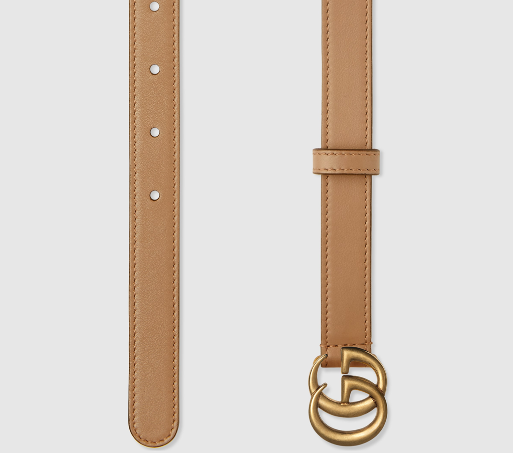 Thắt Lưng Gucci Thin Belt Buckle 409417-AP00T-2845 - Ảnh 3