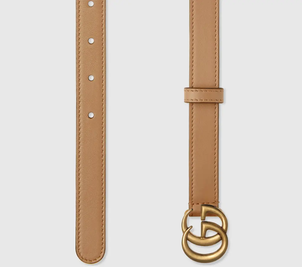 Thắt Lưng Gucci Thin Belt Buckle 409417-AP00T-2845 - Ảnh 3