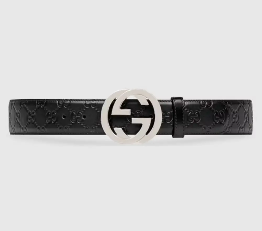 Alternative view of Thắt Lưng Gucci Interlock BLACK Atney 411924-CWC1N-1000