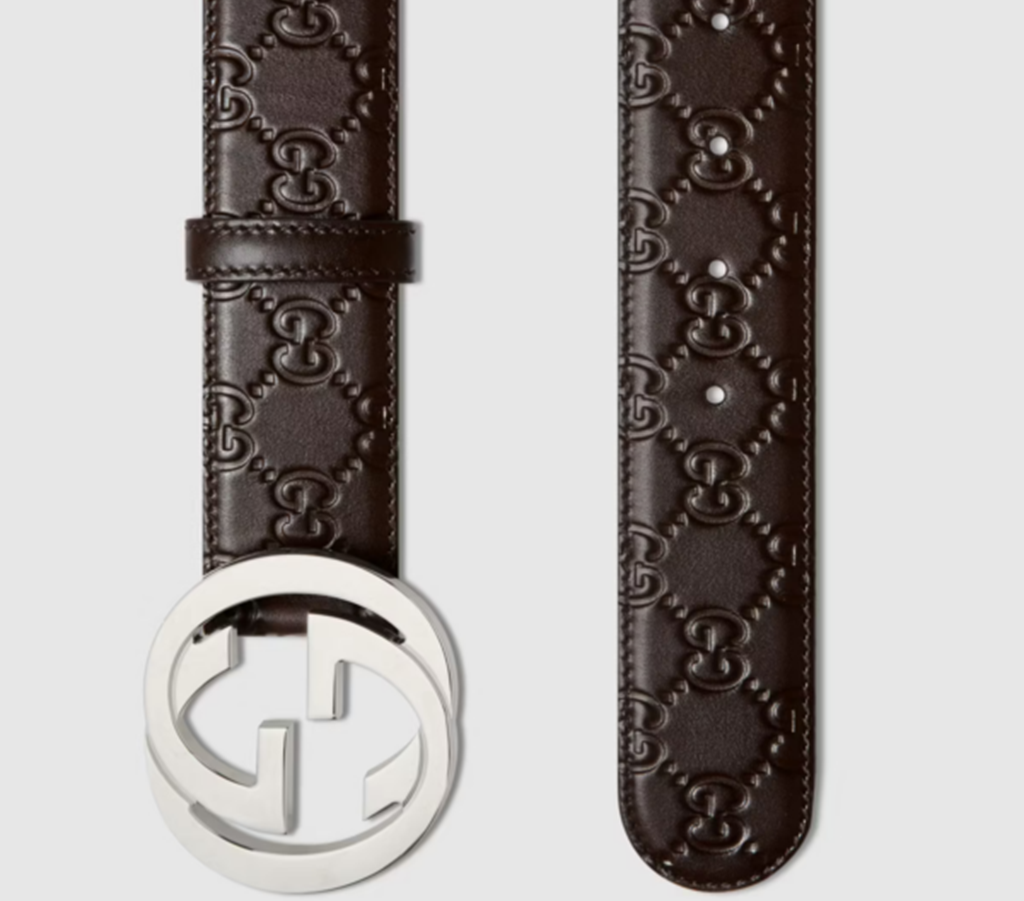 Thắt Lưng Gucci Signature Leather Belt 411924-CWC1N-2140 - Ảnh 3
