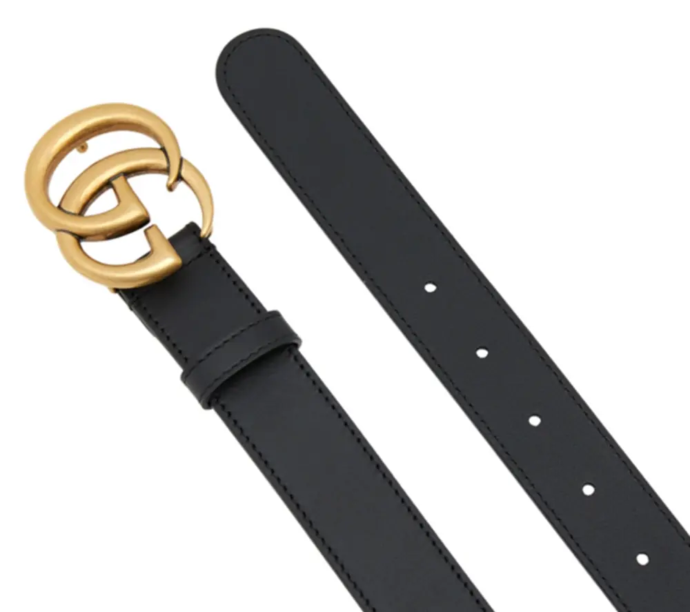 Alternative view of Thắt Lưng Gucci Double G ‘Black’ 414516-AP00T-1000