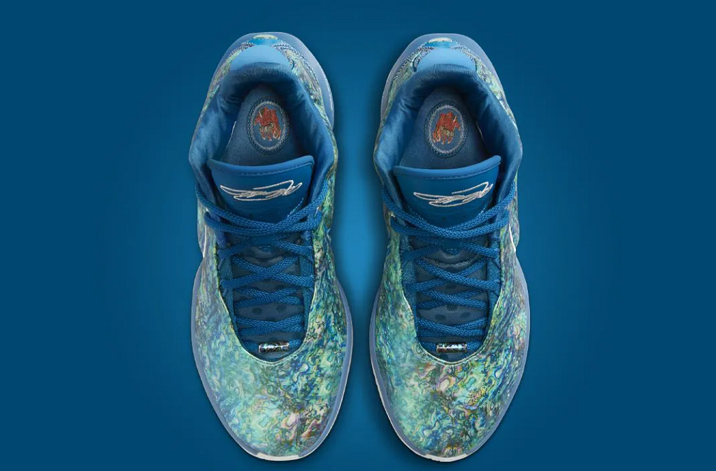 Giày Nike LeBron 21 Abalone Dragon Pearl FN0708-400 - Ảnh 5