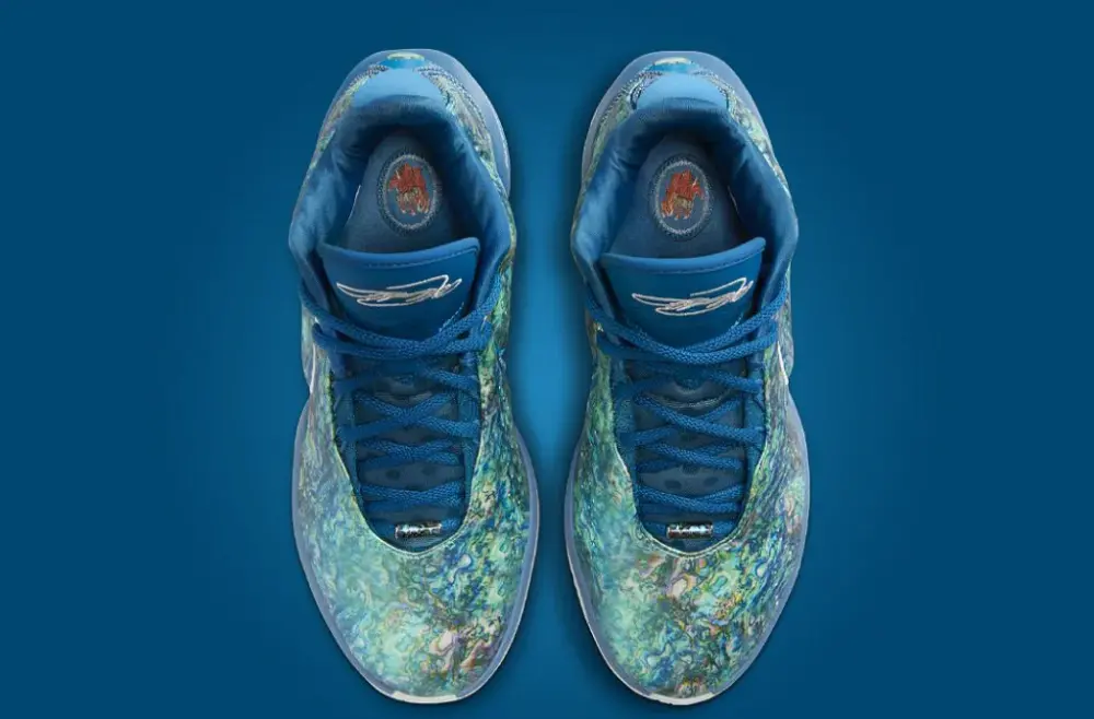 Giày Nike LeBron 21 Abalone Dragon Pearl FN0708-400 - Ảnh 5