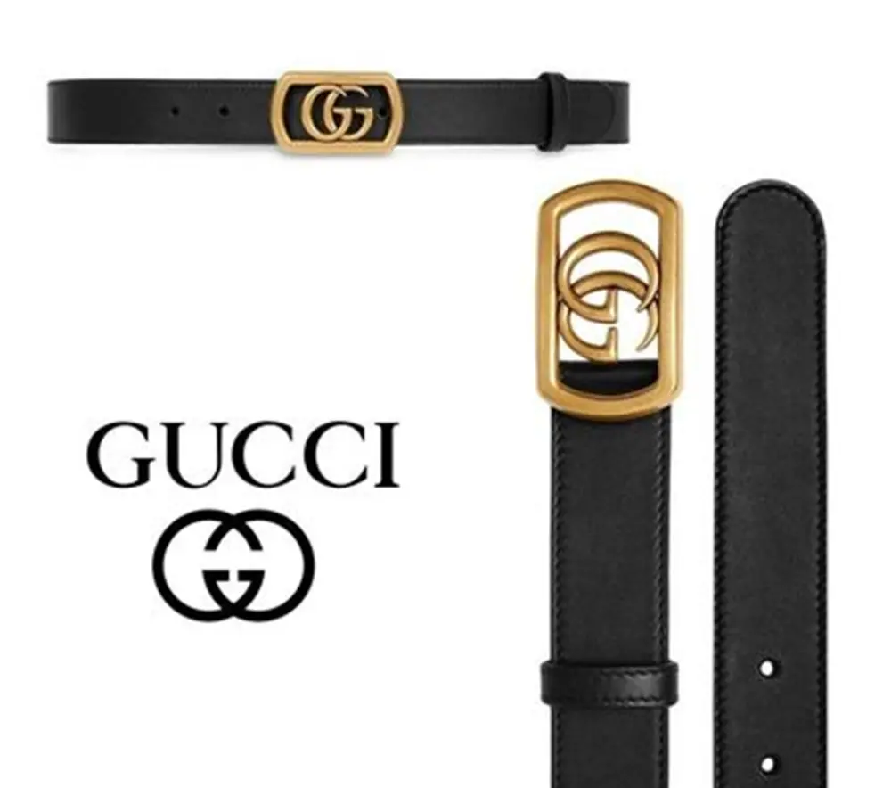 Alternative view of Thắt Lưng Gucci Frame Double G Buckle Belt 575587-AP00T-1000