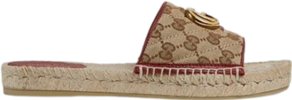 Dép Gucci Wmns GG Logo Canvas Sandals 620120-KQWM0-9761