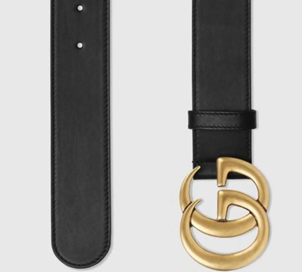 Alternative view of Thắt Lưng Gucci Double G Buckle 400593-AP00T-1000