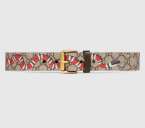 Alternative view of Thắt Lưng Gucci Snake Print Supreme ‘Brown’ 434520-K5O1T-8692