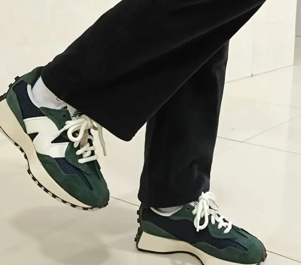 Giày New Balance 327 Green Brailed U327WVD - Ảnh 5