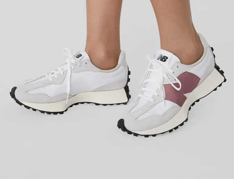 Giày New Balance Wmns 327 ‘Light Grey Rose’ WS327CD - Ảnh 5