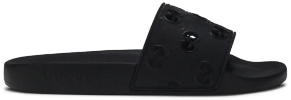 Dép Gucci Rubber GG Slide ‘Black’ 575957-JDR00-1000