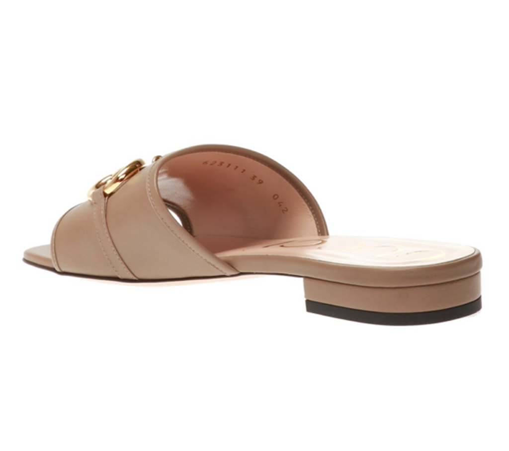 Dép Gucci Horsebit Leather Slide ‘Beige’ 623111-1RH00-2606 - Ảnh 3